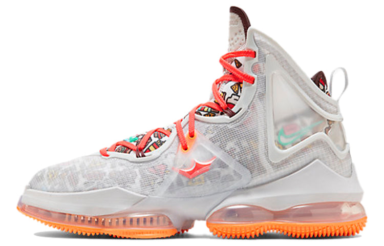 ナイキ レブロン Nike LeBron 19 "Grey Fog/Roma Green/Total Orange" DC9341-001