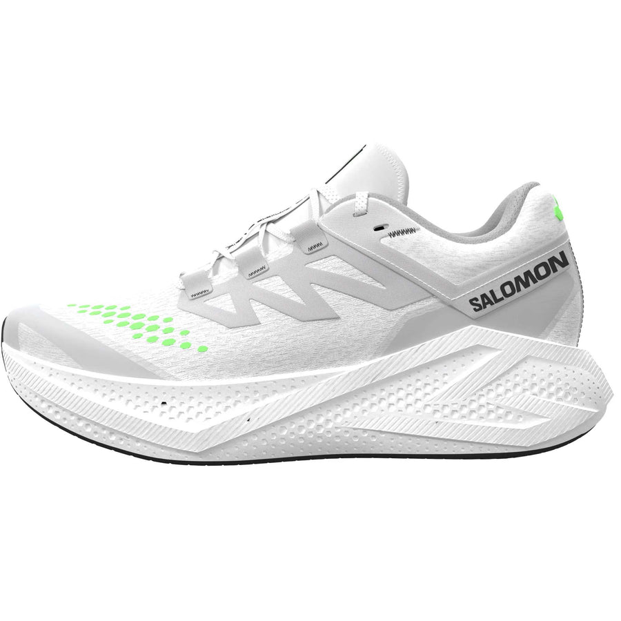 サロモン エアログライド Salomon Women's Aero Glide 3 Grvl "White/Ftw Silver/Green Gecko" L47870700