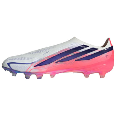 アディダス adidas F50 Hyperfast Elite Laceless AG "Cloud White/Solar Purple" KJ6090