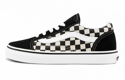 ヴァンズ オールドスクール Vans PS Old Skool Primary Check "Black/White" VN0A38HBP0S