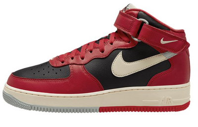 ナイキ エアフォース1 Nike Air Force 1 Mid Split "Black/Red" DZ2554-001