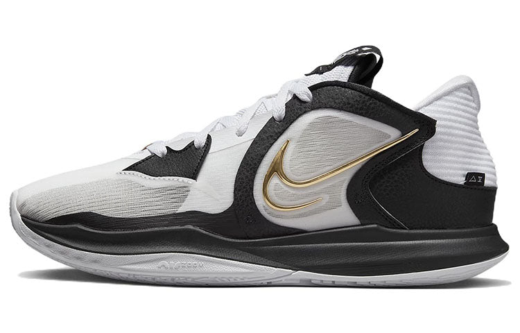 ナイキ Nike Kyrie 5 Low "White/Black/Metallic Gold" DJ6014-101