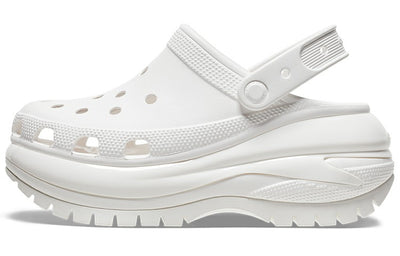 クロックス クラシック クロッグ Crocs Classic Mega Crush Clog "White" 207988-100