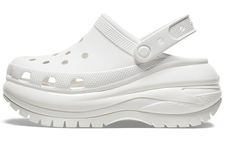 クロックス クラシック クロッグ Crocs Classic Mega Crush Clog "White" 207988-100