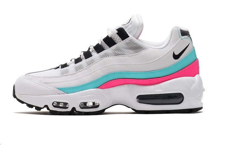 ナイキ エアマックス95 Nike Women's Air Max 95 "White/Black Aurora Green Pink Blast" 307960-117