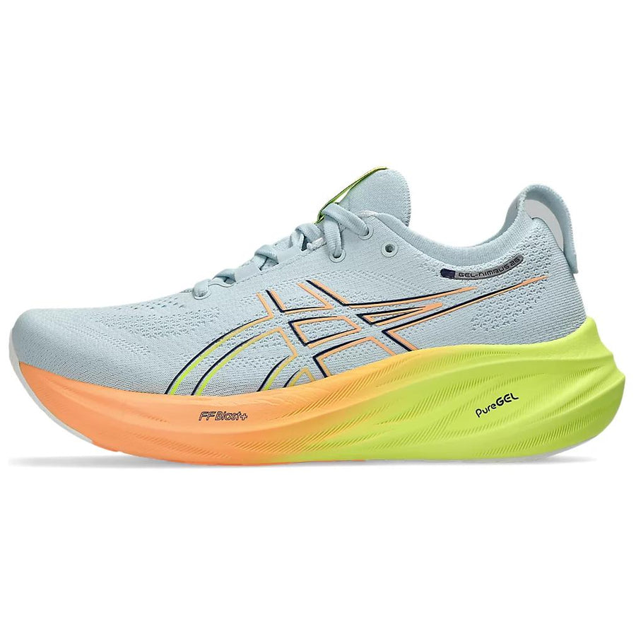 アシックス ゲルニンバス26 Asics Women's Gel-Nimbus 26 Paris "Cool Grey/Safety Yellow" 1012B743-750