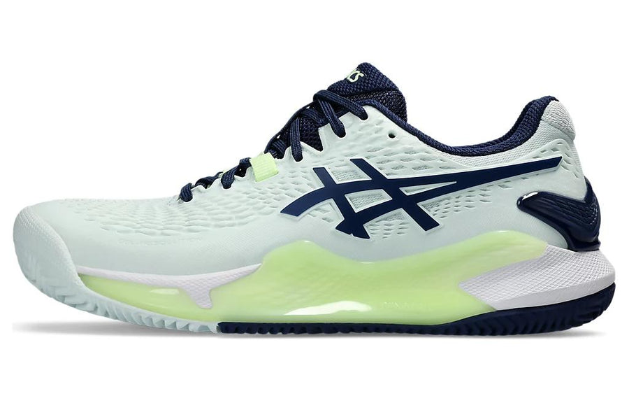 アシックス Asics Women's Gel-Resolution 9 Clay "Pale Mint/Blue Expanse" 1042A224-301