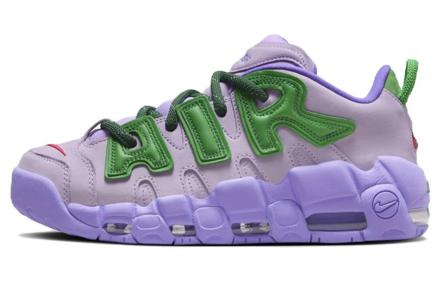 ナイキ エア モア アップテンポ AMBUSH × Nike Air More Uptempo Low "Lilac and Apple Green" FB1299-500