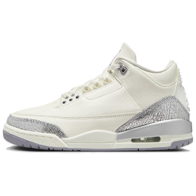 エアジョーダン3 Nike Women's Air Jordan 3 Retro "Sail/Metallic Silver" CK9246-100
