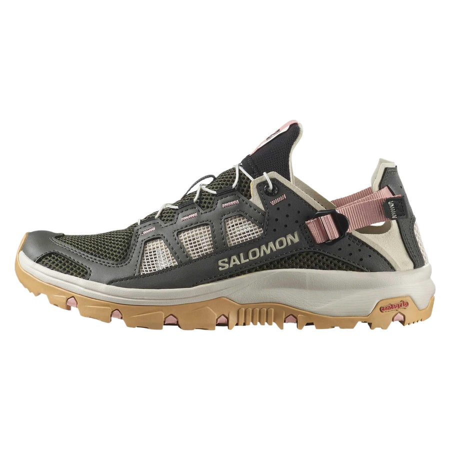 サロモン テックアンフィビアン Salomon Women's Techamphibian 5 "Peat/Rainy Day/Hyma Pink" L47750800