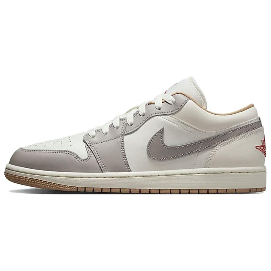 エアジョーダン1 Nike Air Jordan 1 Low "Sail/Fire Red/College Grey/Hemp/Pale Ivory" 553558-169