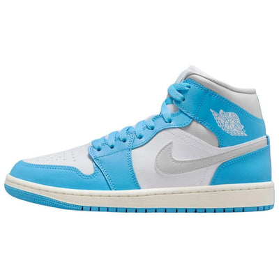 エアジョーダン1 Nike Women's Air Jordan 1 Mid "Dark Powder Blue" BQ6472-400