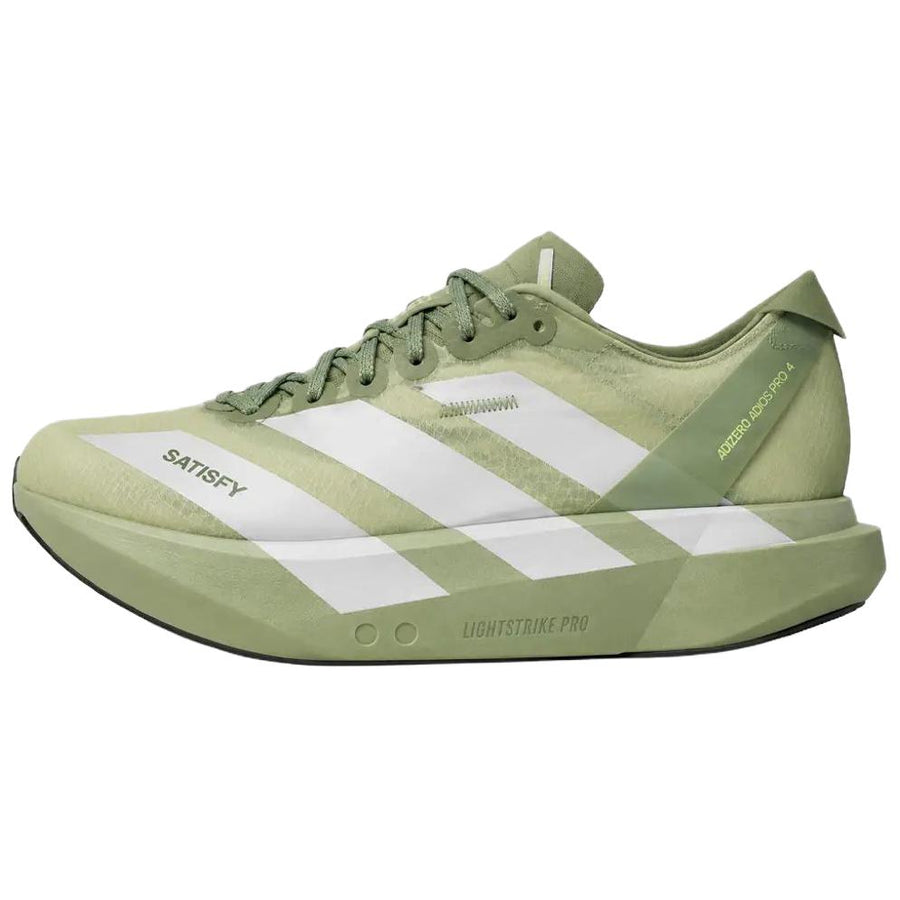 アディダス アディゼロ Satisfy × adidas Adizero Adios Pro 4 "Tent Green/Matte Silver" KH8441