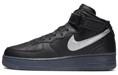 ナイキ エアフォース1 Nike Air Force 1 Mid Premium "Black/Metallic Silver" DX3061-001