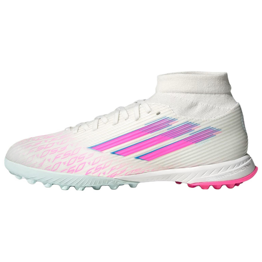 アディダス adidas Women's F50 Sparkfusion League Turf "Cloud White/Lucid Pink/Cloud White" JR6926