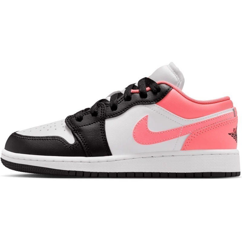 エアジョーダン1 Nike GS Air Jordan 1 Low "Black/White/Pink Gaze" 553560-025