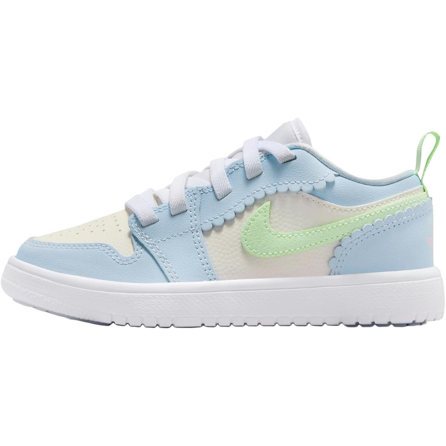 ジョーダン Nike PS Jordan 1 Low ALT SE "Half Blue/Sail/White/Vapor Green" IB7117-403