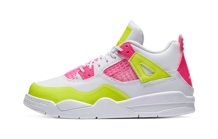 エアジョーダン4 Nike PS Air Jordan 4 Retro "White/Lemon Pink" CV7809-100