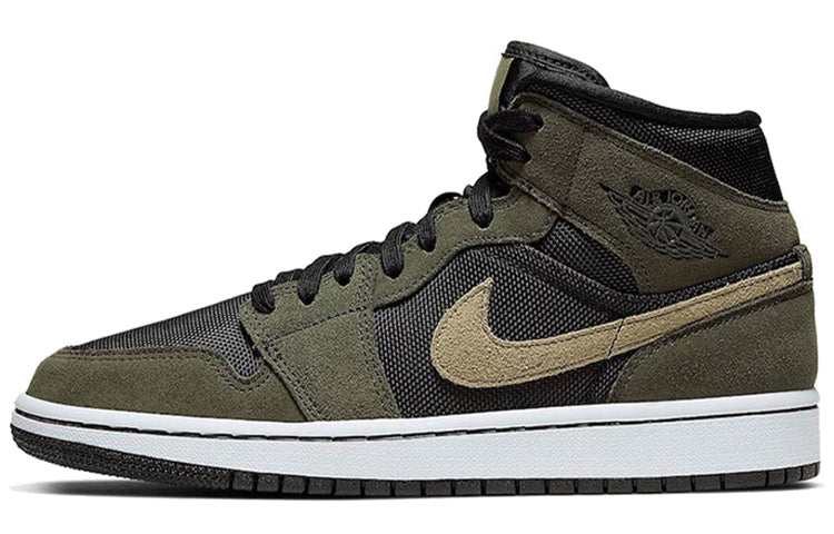 エアジョーダン1 Nike Women's Air Jordan 1 MID "Military Colors" BQ6472-030