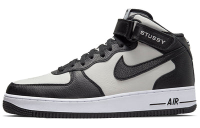 ナイキ エアフォース1 Stussy × Nike Air Force 1 Mid "Black and Light Bone" DJ7840-002