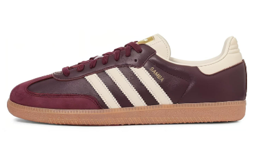 アディダス サンバ adidas Women's Samba OG "Maroon/Cream White/Gold Metallic" ID0477