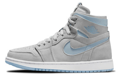 エアジョーダン1 Nike Women's Air Jordan 1 High Zoom Air Comfort "Grey Fog/White/Celestine Blue" CT0979-004
