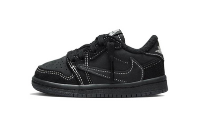 エアジョーダン1 Travis Scott × Nike TD Air Jordan 1 Low OG "Black Phantom" DO5441-001