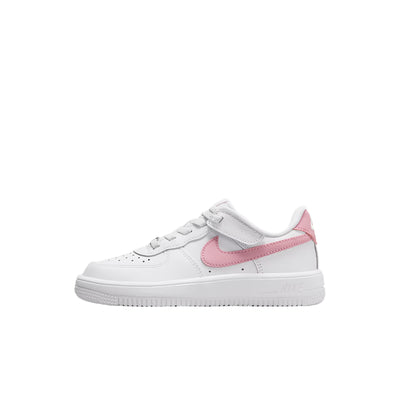 ナイキ エアフォース1 Nike PS Force 1 Low EasyOn "White/White/Medium Soft Pink" IH4498-115