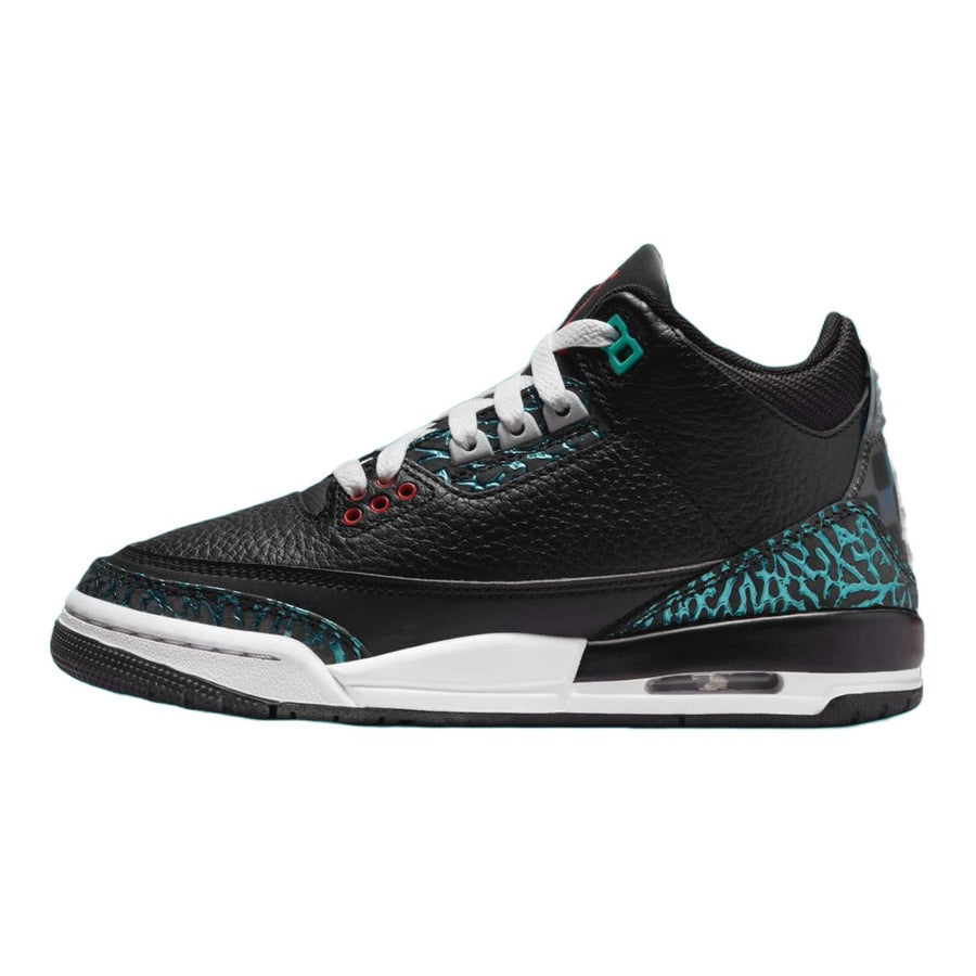 エアジョーダン3 Nike GS Air Jordan 3 Retro "Black and Hyper Jade" FV5437-001
