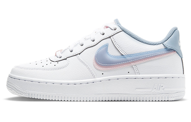 ナイキ エアフォース1 Nike GS Air Force 1 Low LV8 Double Swoosh "Light Armory Blue" CW1574-100
