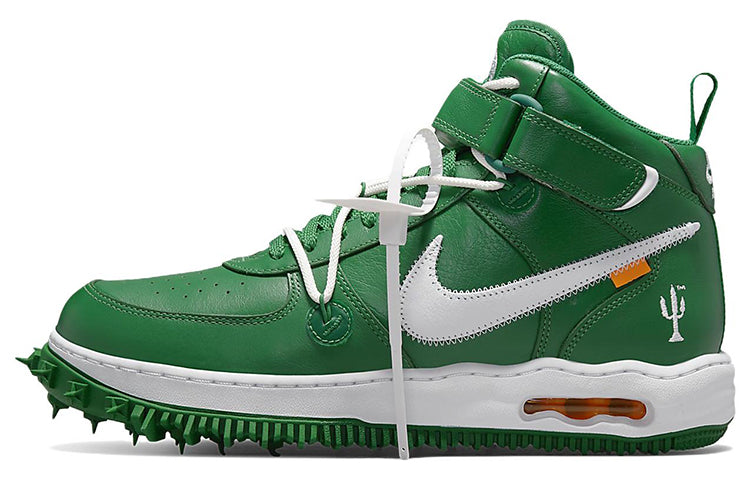ナイキ エアフォース1 Off-White × Nike Air Force 1 Mid SP LTHR "Pine Green" DR0500-300