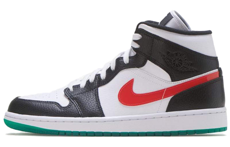 エアジョーダン1 Nike Women's Air Jordan 1 Mid "White/Red/Yellow" BQ6472-063