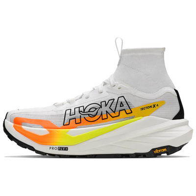 ホカ Hoka Tecton X 4 "Frost/Neon Tangerine" 1176632-FNTN