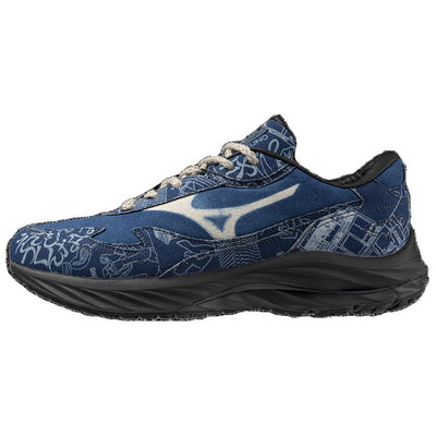 ミズノ Buaisou × Mizuno Wave Rider β "Mugen blue/White" D1GD244101