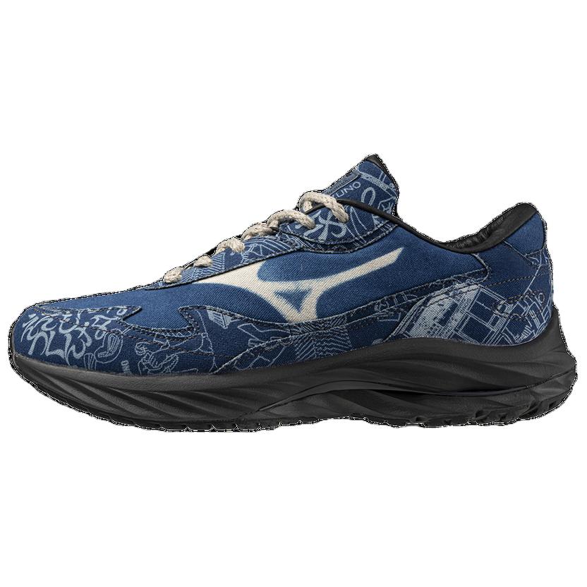 ミズノ Buaisou × Mizuno Wave Rider β "Mugen blue/White" D1GD244101