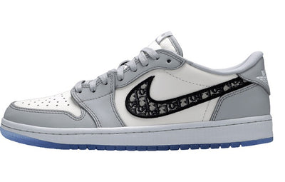 エアジョーダン1 Dior × Nike Air Jordan 1 Low OG "Wolf Grey/Black-Sail-White" CN8608-002
