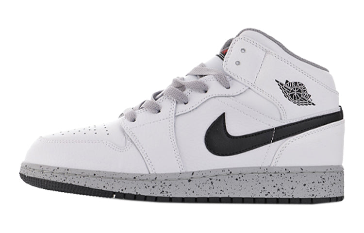 エアジョーダン1 Nike GS Air Jordan 1 Mid "White Cet" 554725-115