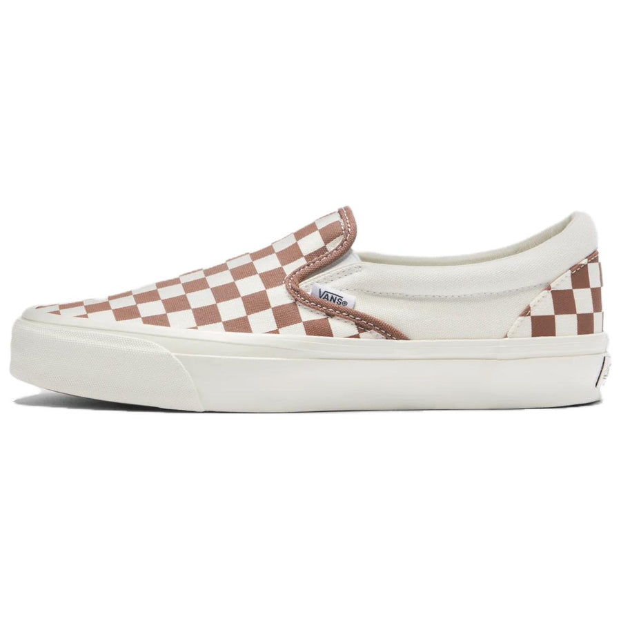 ヴァンズ スリッポン Vans Premium Slip-On 98 "Checkerboard/Coffee" VN000CSECFF
