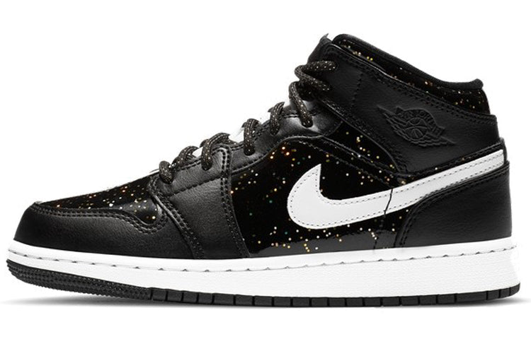 エアジョーダン1 Nike GS Air Jordan 1 Mid "Black Speckle" AV5174-001