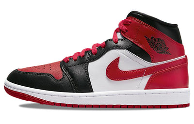 エアジョーダン1 Nike Women's Air Jordan 1 Mid "Bred Toe" BQ6472-079