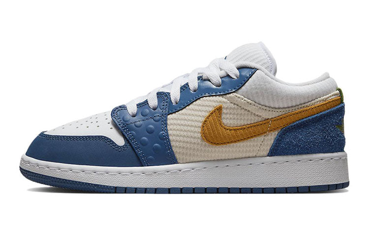 エアジョーダン1 Nike GS Air Jordan 1 Low SE "French Blue/Chutney-White-Gym Red-Pearl White-Altitude Green" DR6960-400