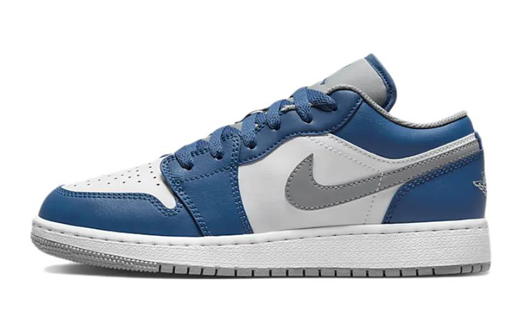 エアジョーダン1 Nike GS Air Jordan 1 Low "True Blue" 553560-412