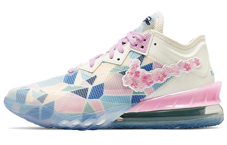 ナイキ レブロン atmos × Nike LeBron 18 Low "Cherry Blossom" CV7562-101