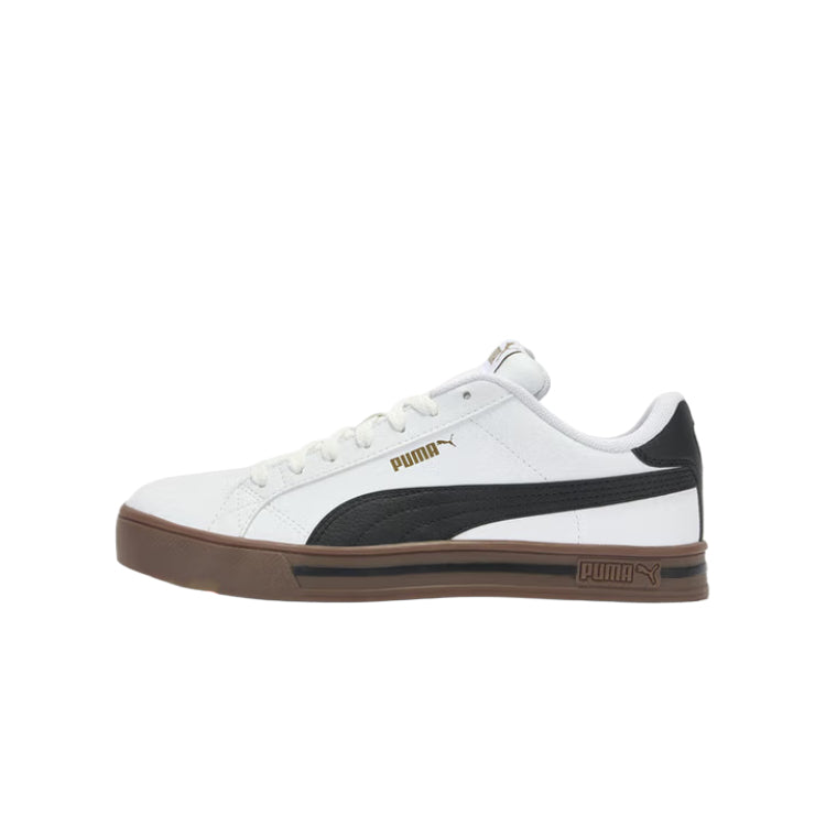 プーマ Puma Smash Vulc V3 Low "PUMA White/PUMA Black/PUMA Gold" 380752-22