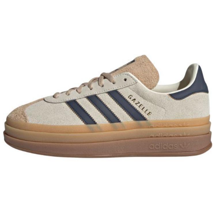 アディダス ガゼル adidas Women's Gazelle Bold "Cream White/Night Indigo/Magic Beige" JQ5126