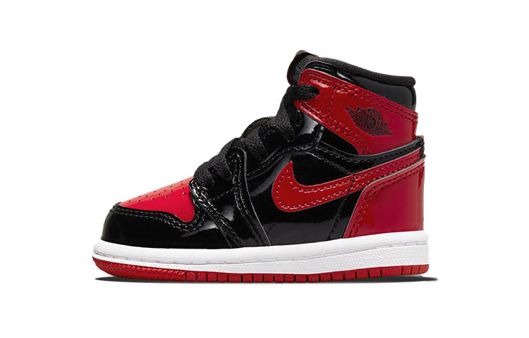 エアジョーダン1 Nike TD Air Jordan 1 High OG "Patent Bred" AQ2665-063