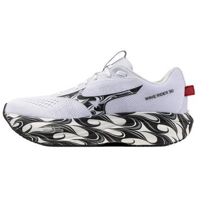 ミズノ Mizuno Wave Rider 30 "White/Black/Red" J1GU262381