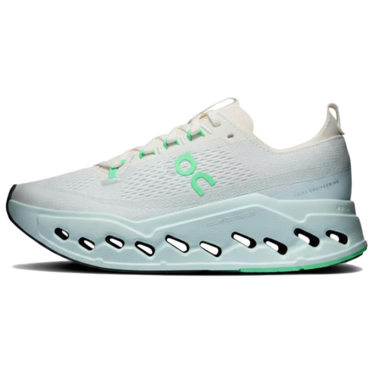 オン On Women's Cloudsurfer Max "Ivory/Flurry" 3WF30225262