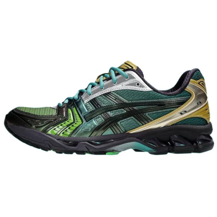 アシックス ゲルカヤノ14 P.Andrade × Asics Gel-Kayano 14 "Green/Gold/Aqua/Purple" 1203A639-300