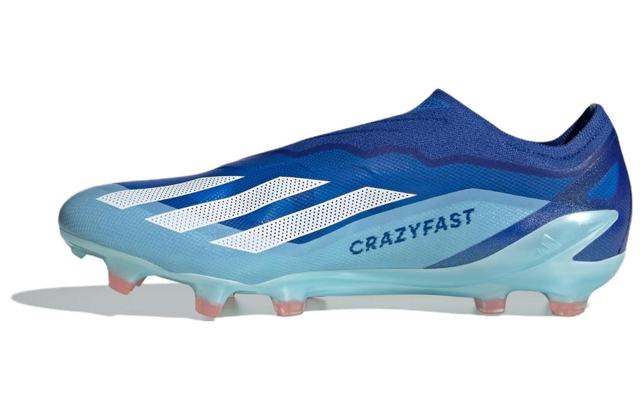 アディダス adidas X Crazyfast 1 Laceless FG "Bright Royal/Footwear White/Solar Red" FZ6563